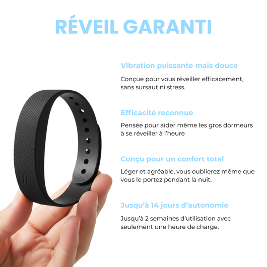 Le bracelet qui met fin aux réveils manqués